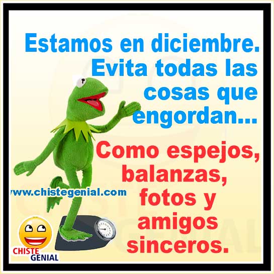 Chistes cortos - Evita todas las cosas que engordan