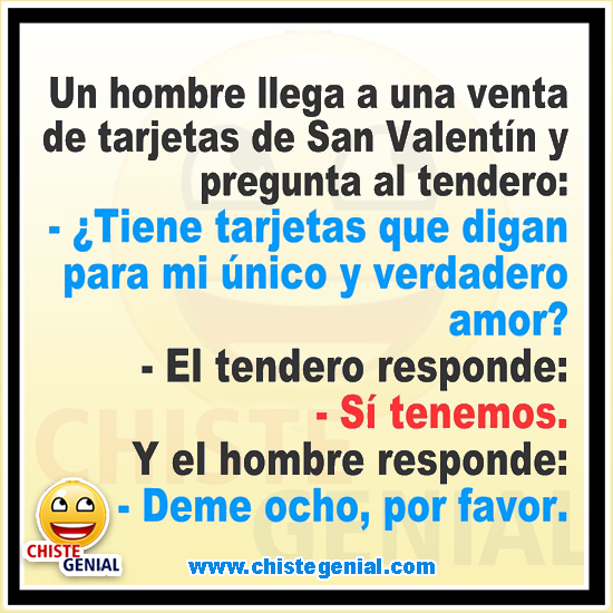 Chistes de infidelidad - Venta de tarjetas de San Valentin Chistes de infidelidad - Venta de tarjetas de San Valentin