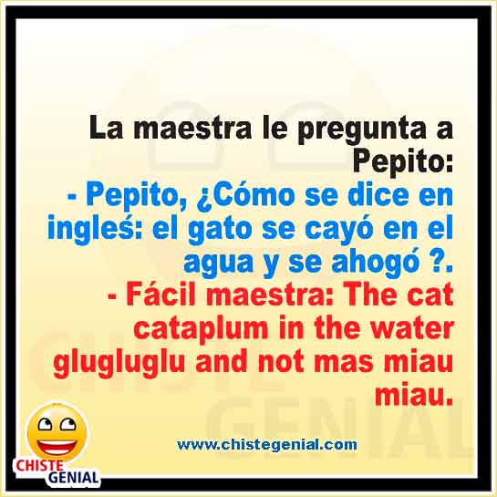 Chistes de Pepito - La maestra le pregunta a Pepito