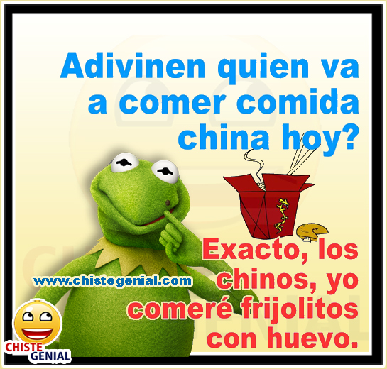 ¿ Adivinen quien va a comer comida china hoy ? - Chistes buenos ¿ Adivinen quien va a comer comida china hoy ? - Chistes buenos