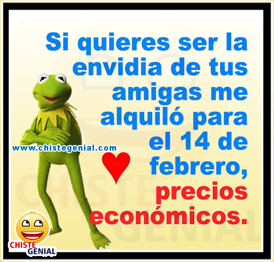 Me alquilo para el 14 de febrero - Chistes de San Valentín Me alquilo para el 14 de febrero - Chistes de San Valentín