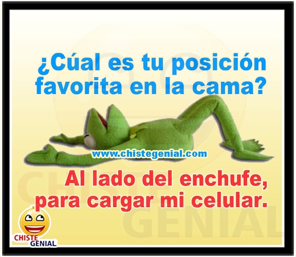 ¿ Cuál es tu posición favorita en la cama ? Al lado del enchufe para cargar mi celular. ¿ Cuál es tu posición favorita en la cama ? Al lado del enchufe para cargar mi celular.