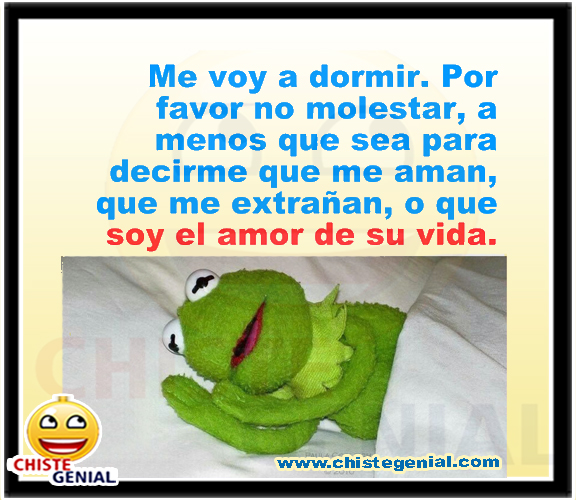 Chistes cortos buenos y divertidos - Me voy a dormir. Chistes cortos buenos y divertidos - Me voy a dormir.