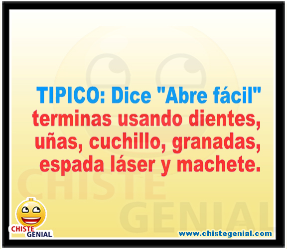 Chistes cortos buenos y divertidos - Los típico abre fácil Chistes cortos buenos y divertidos - Los típico abre fácil