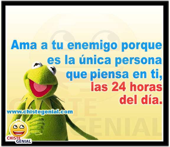 Chistes cortos buenos y divertidos - Ama a tu enemigo Chistes cortos buenos y divertidos - Ama a tu enemigo
