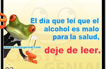 Chistes de borrachos - El alcohol es malo para la salud
