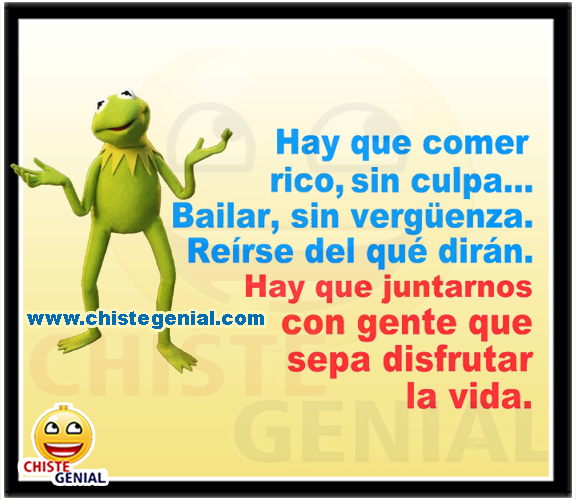 Chistes cortos buenos - Hay que comer rico, sin culpa