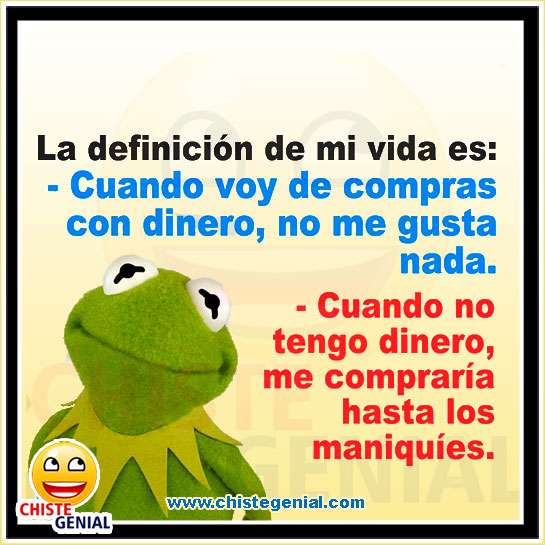 Chistes cortos para mujeres - La definición de mi vida