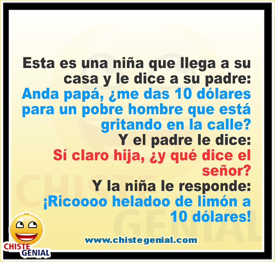 Chistes para niños - 10 dólares para un pobre hombre Chistes para niños - 10 dólares para un pobre hombre