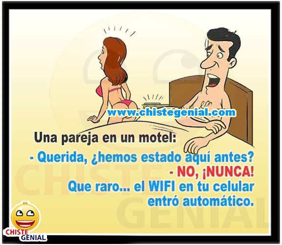 Chistes cortos de infidelidad - Una pareja en un motel Chistes cortos de infidelidad - Una pareja en un motel