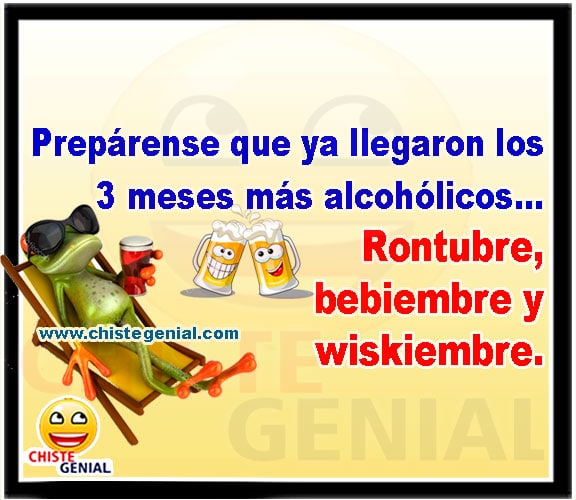 Ya llegaron los 3 meses más alcohólicos