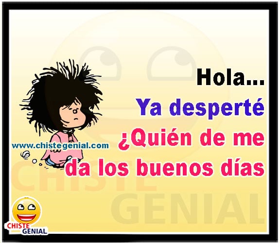 Hola... Ya desperté
