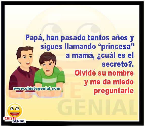 Sigues llamando princesa a mamá