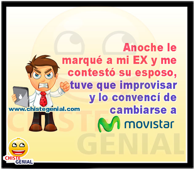 Anoche le marqué a mi EX y me contestó su esposo - Chistes buenos