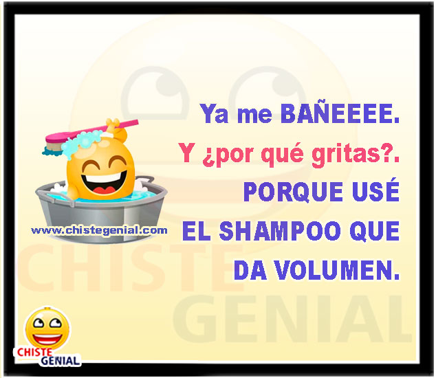 Ya me bañe - chistes cortos
