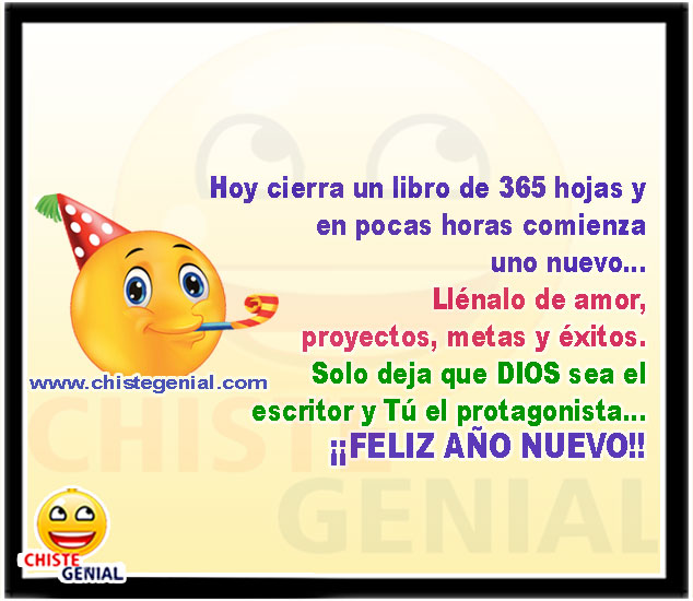 Hoy cierra un libro de 365 hojas y en pocas horas comienza uno nuevo