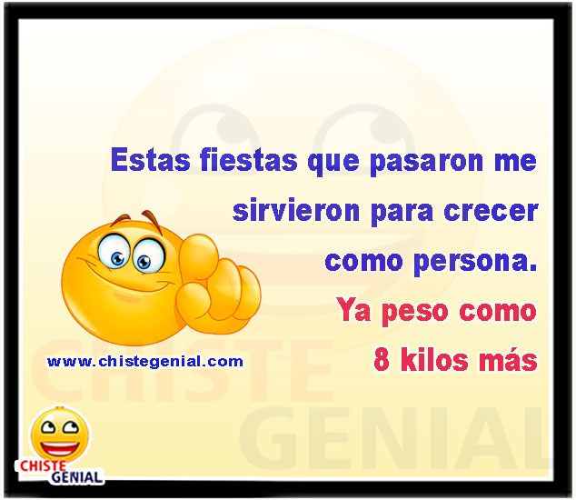 Estas fiestas que pasaron me sirvieron para crecer como persona.