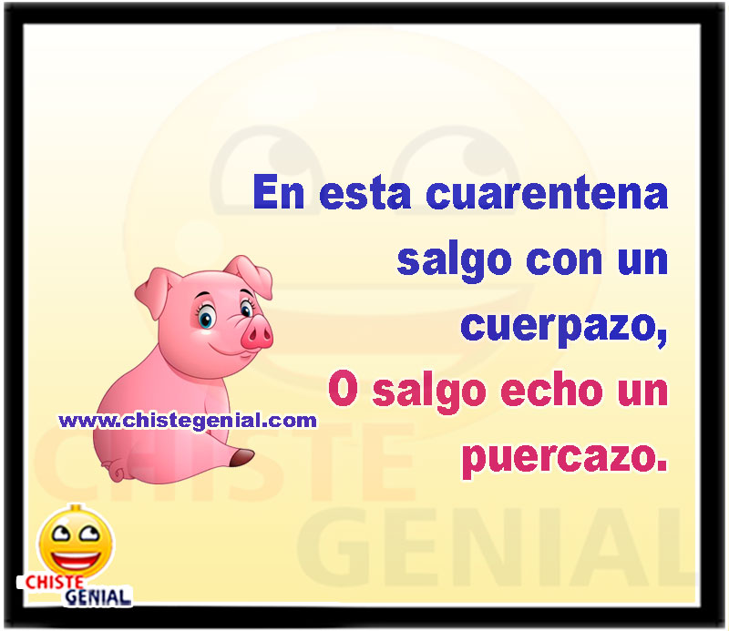 En esta cuarentena, o salgo con un cuerpazo, o salgo echo un puercazo.